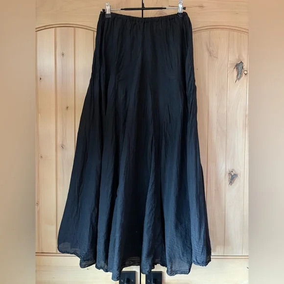 CP Shades Lily Cotton Silk Maxi Skirt - Picture 3 of 16